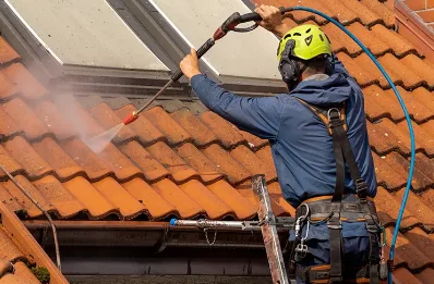 Démoussage et hydrofuge de toiture à Linars